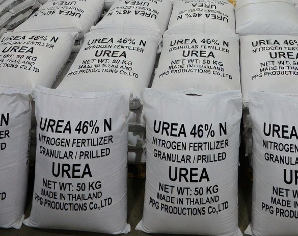 Urea N46 fertiliser supplied in bulk bags
